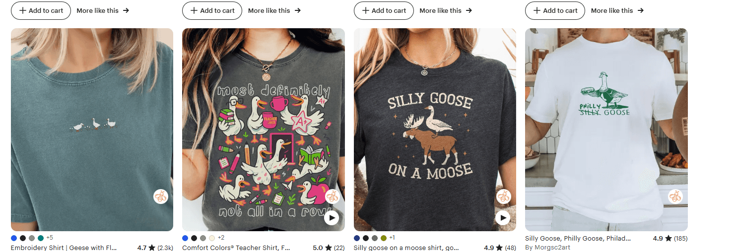 Static product mockup